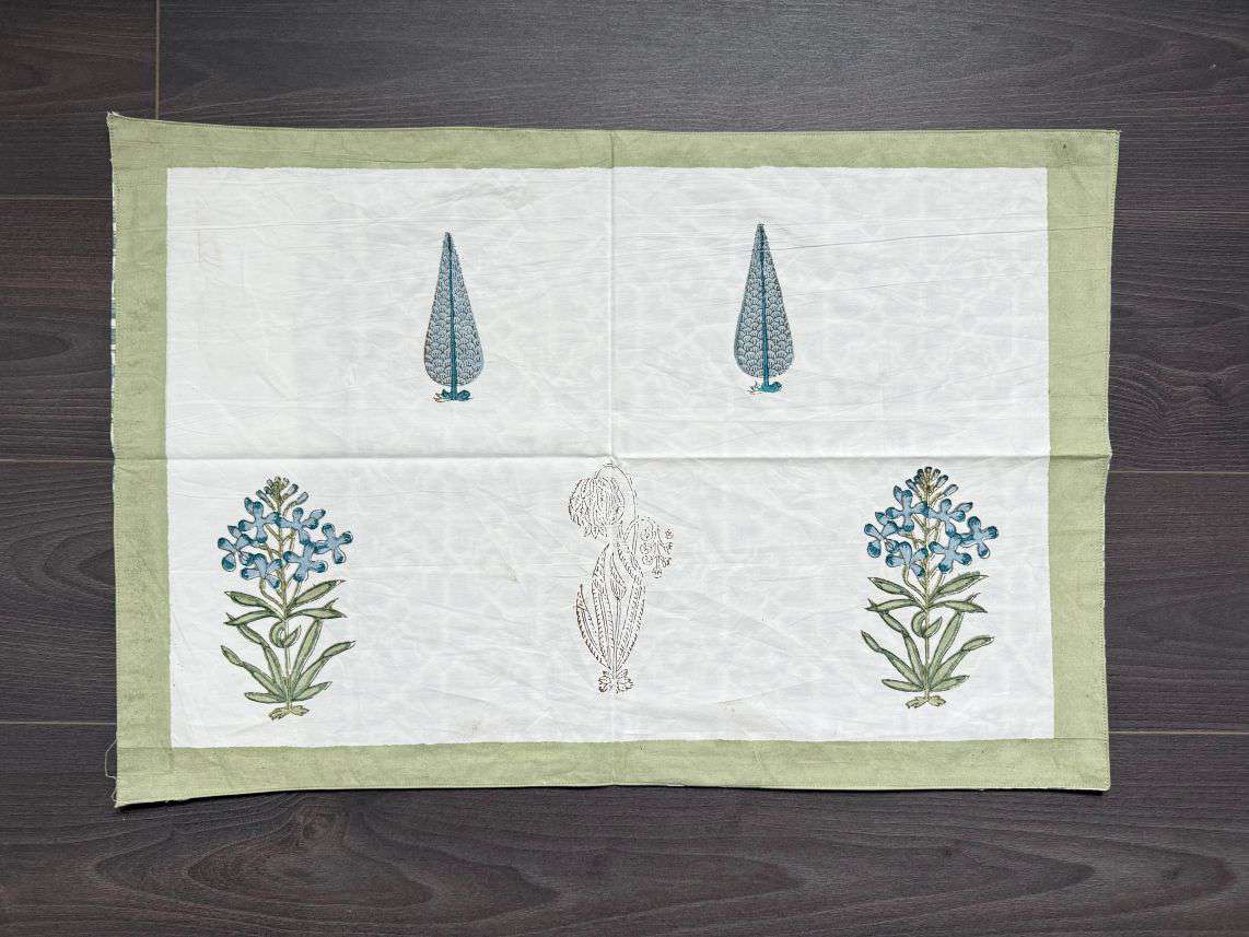 Flat Bed Sheet Set | King | Painted Tree