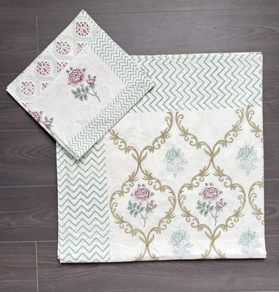 Flat Bed Sheet Set | King | Rose