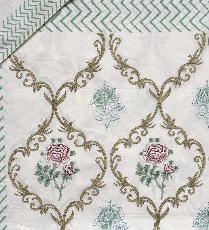 Flat Bed Sheet Set | King | Rose