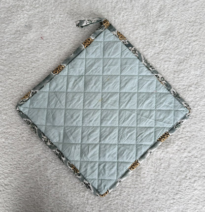 Pot Coasters | Green Floral