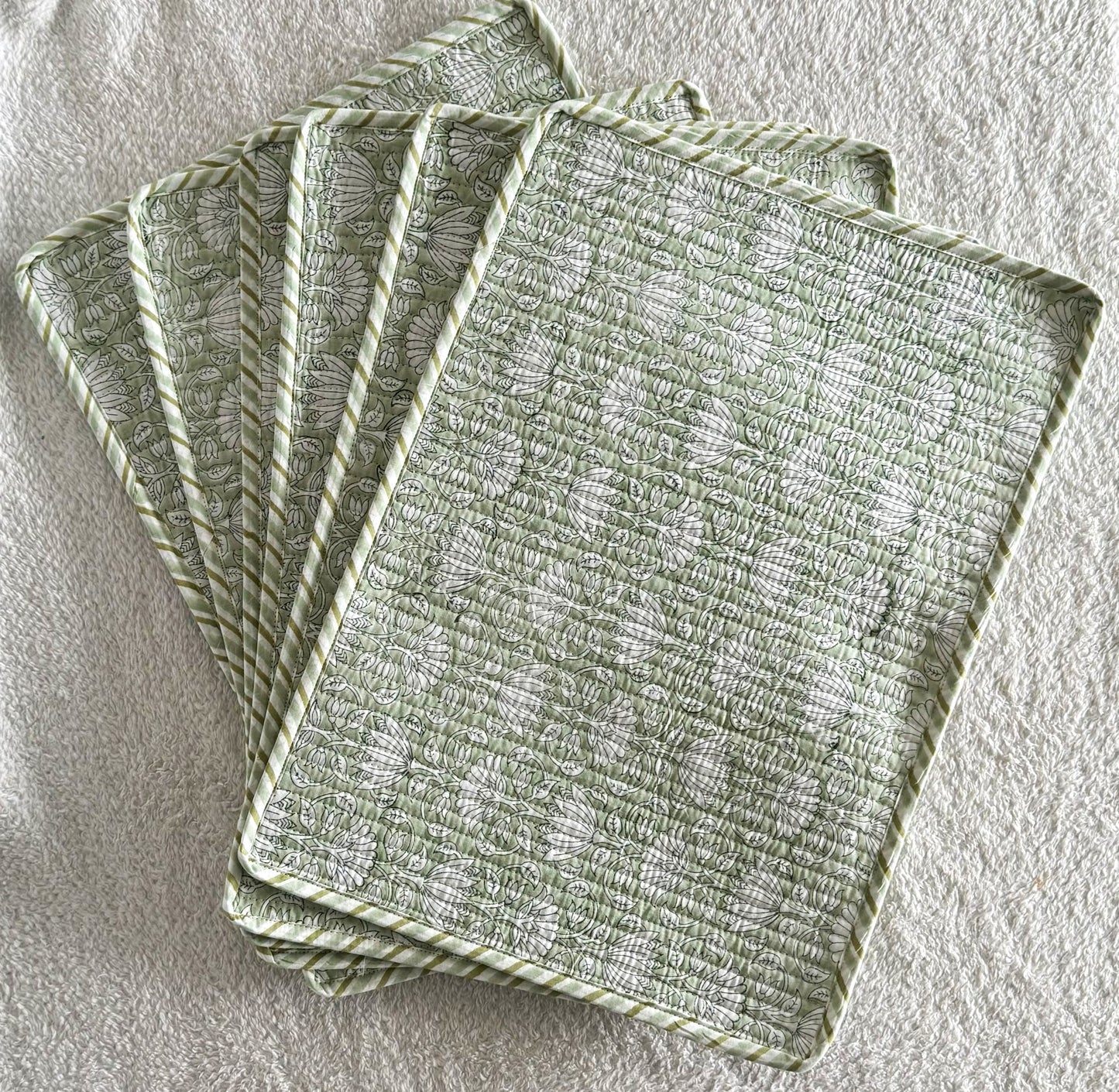 Table Mat | Mint Floral