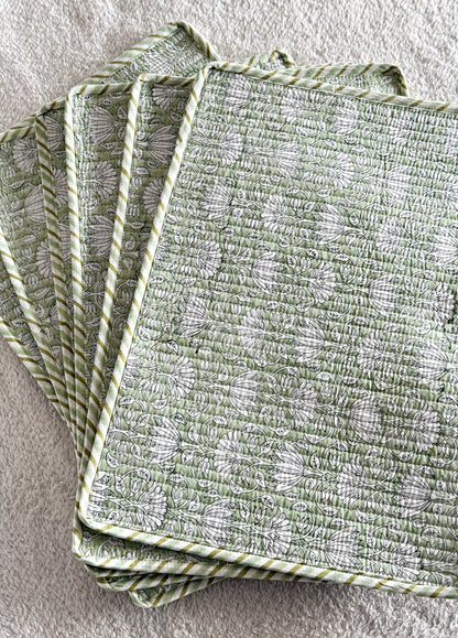 Table Mat | Mint Floral