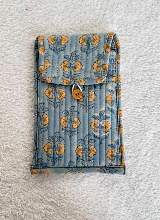 Mobile Bag | Grey Floral