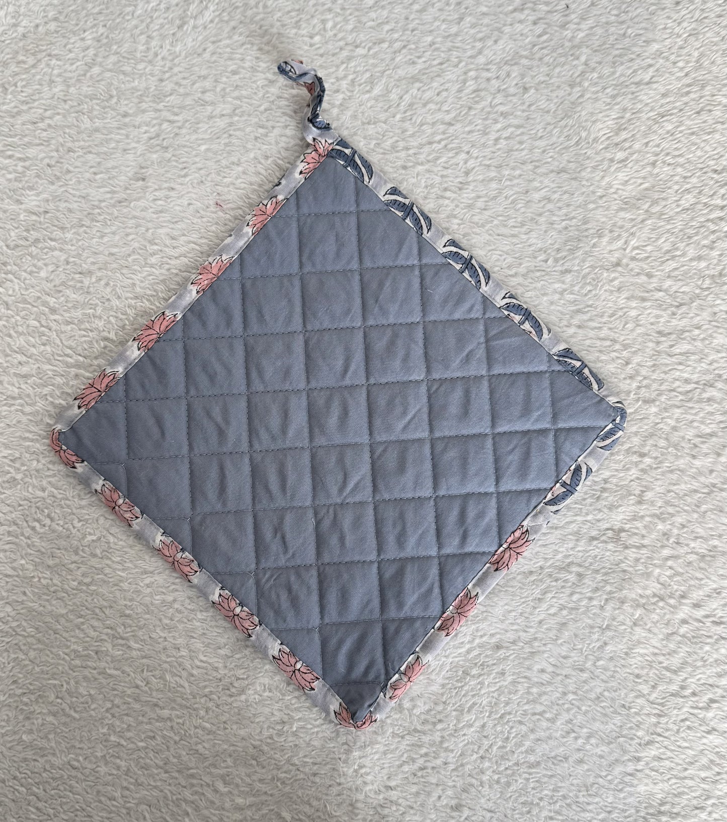 Pot Coasters | Grey Floral