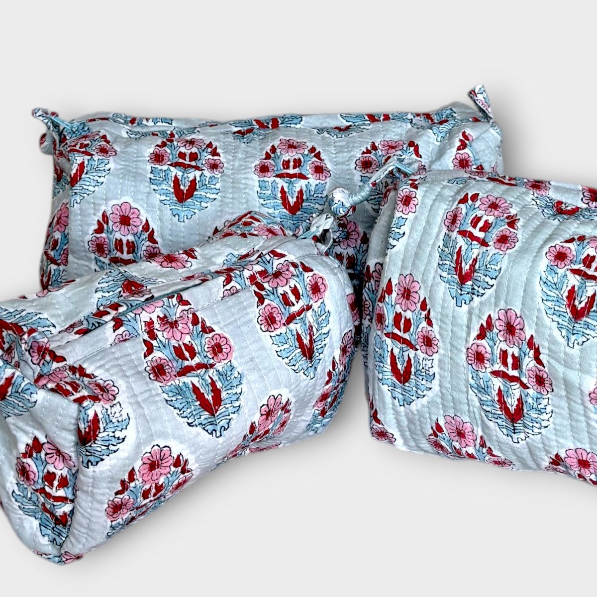 Set of 3 Pouches | Grey