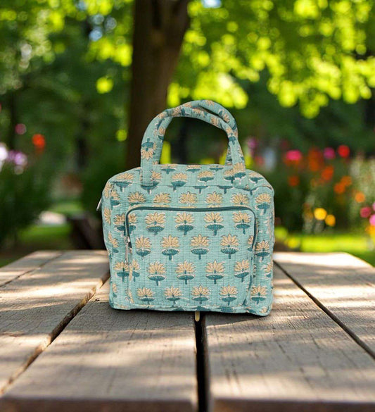 Insulated Bag | Mint Lotus