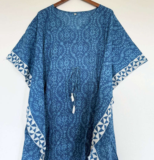 Kaftan | Indigo Floral