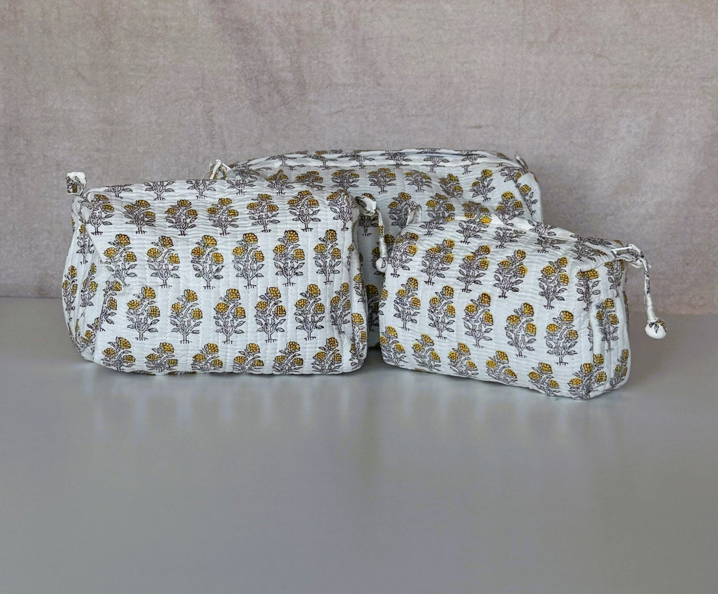 Set of 3 Pouches | Marigold