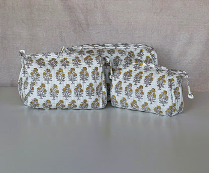 Set of 3 Pouches | Marigold