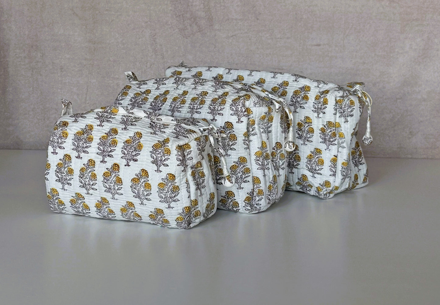 Set of 3 Pouches | Marigold