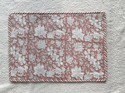 Table Mat | Coral Floral