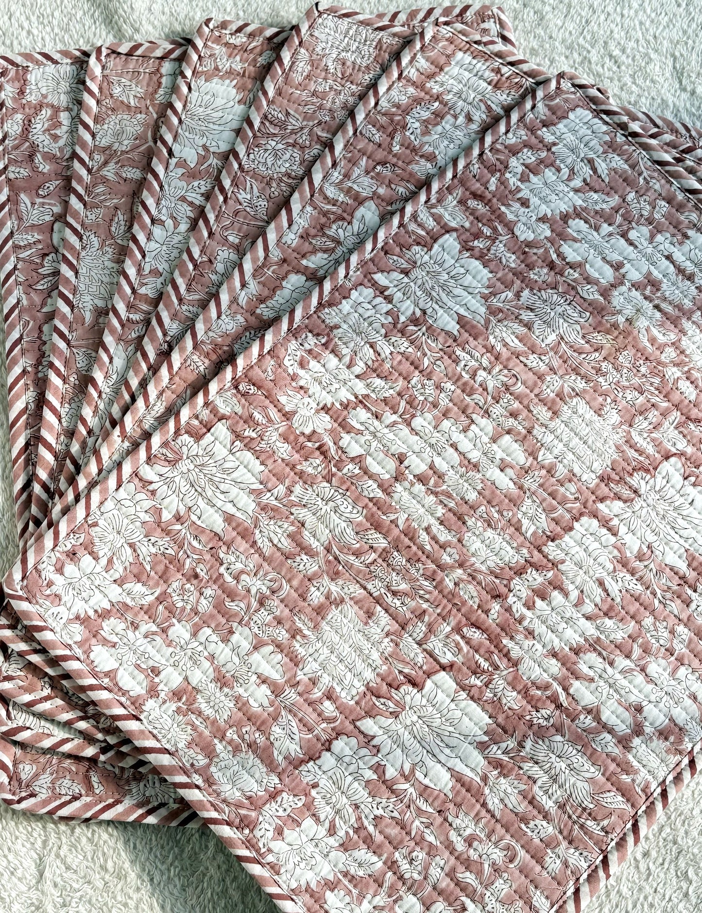 Table Mat | Coral Floral