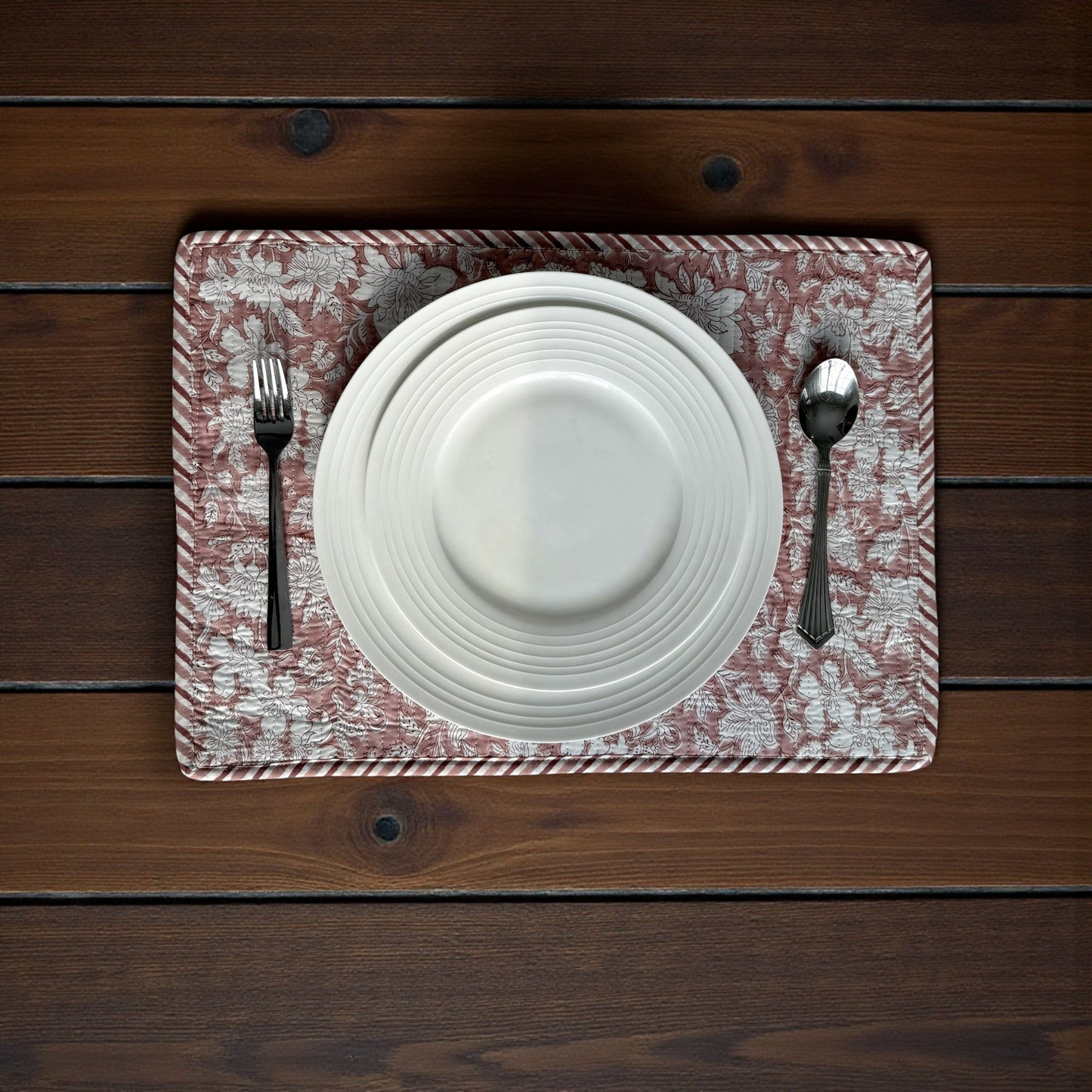 Table Mat | Coral Floral