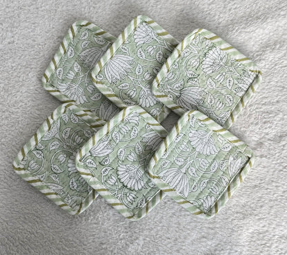 Coasters | Mint Floral