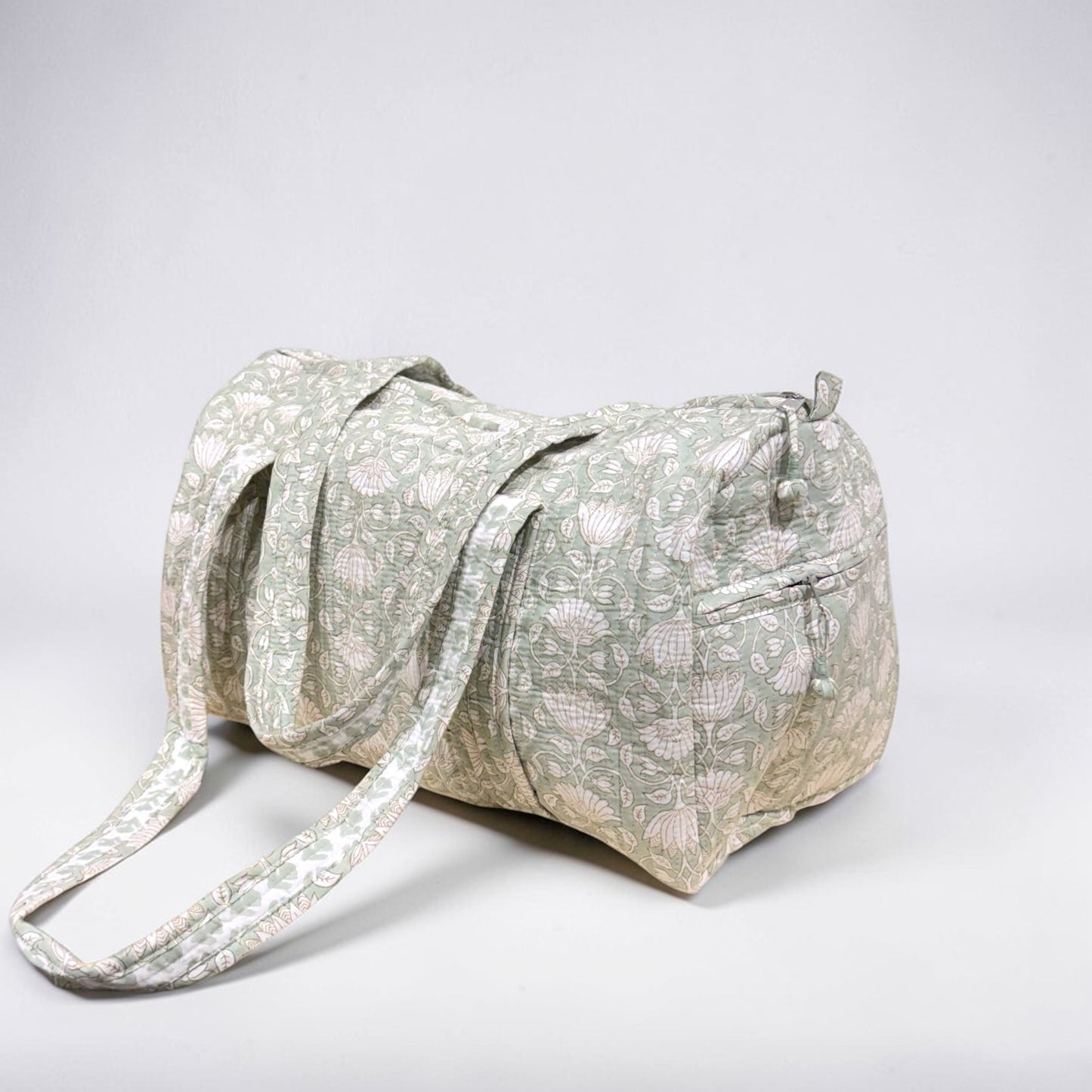 Duffle bag | Mint Floral