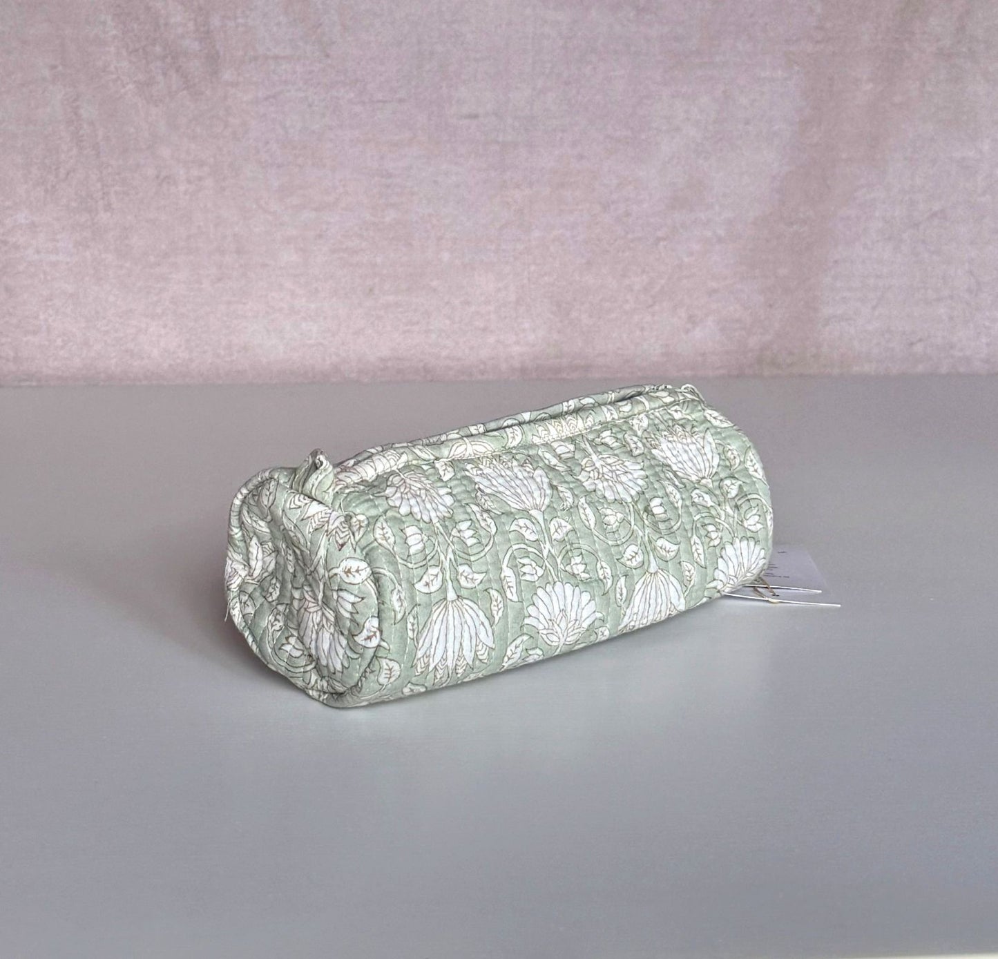 Pencil Pouch | Mint Floral