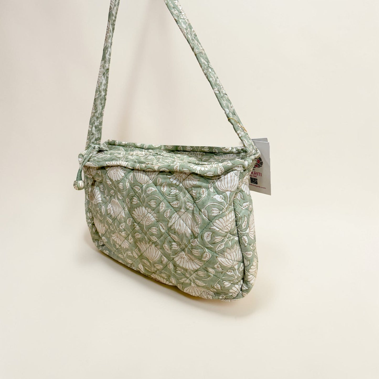 Shoulder Bag | Mint Floral