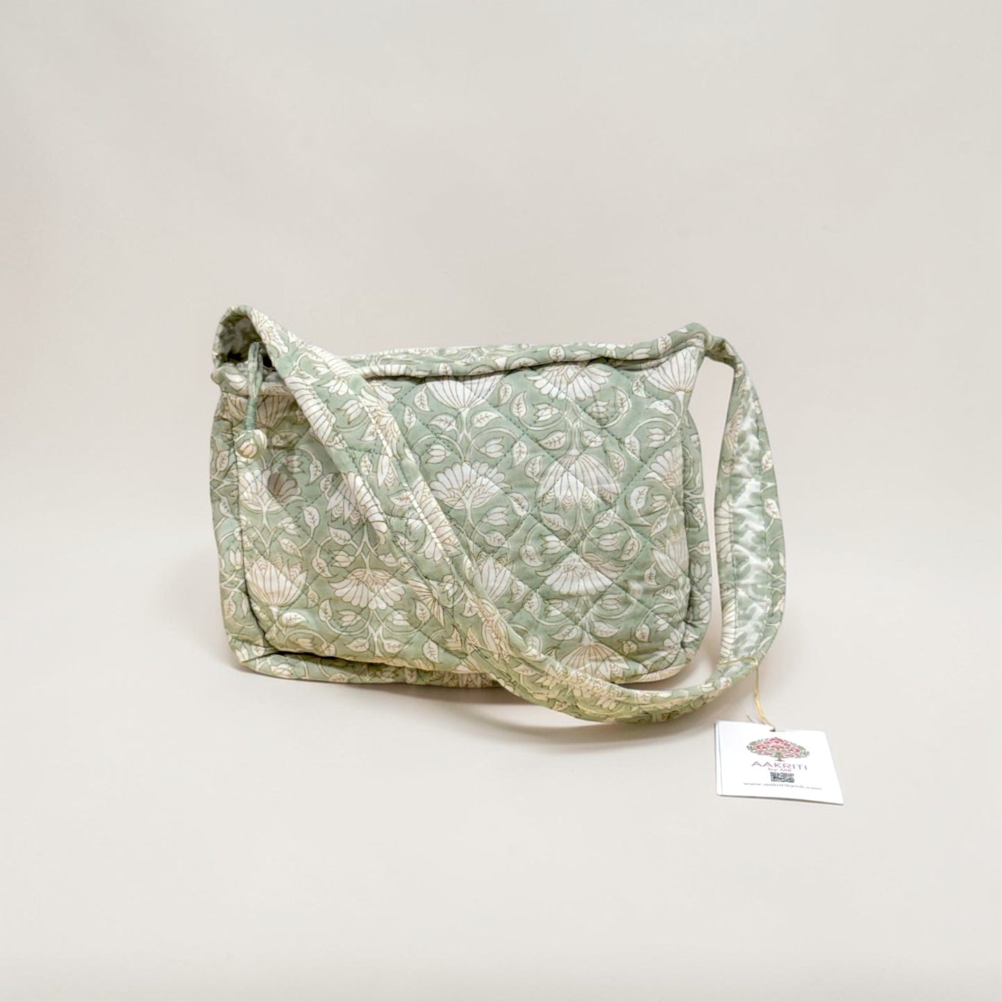 Shoulder Bag | Mint Floral