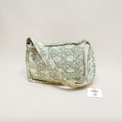 Shoulder Bag | Mint Floral