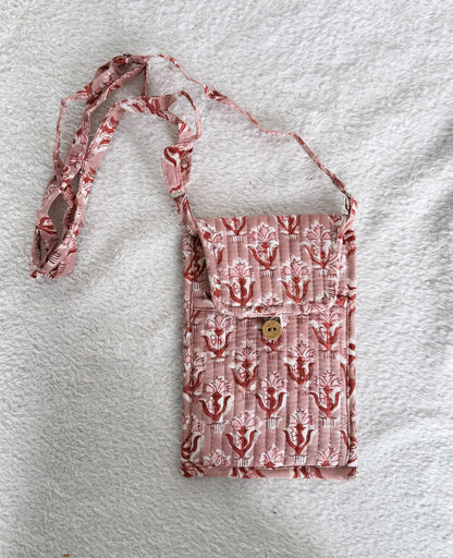 Mobile Bag | Pink Floral