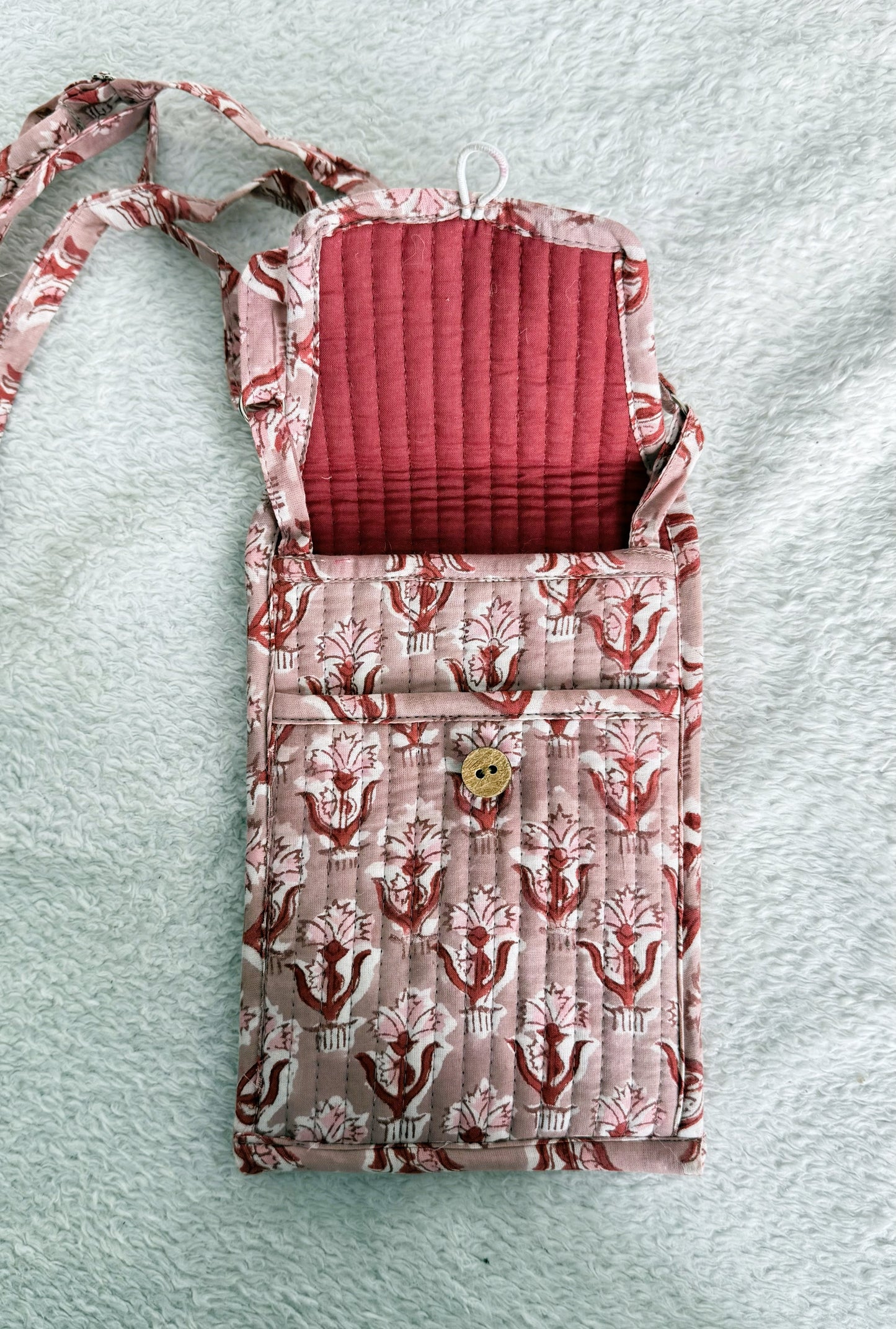 Mobile Bag | Pink Floral