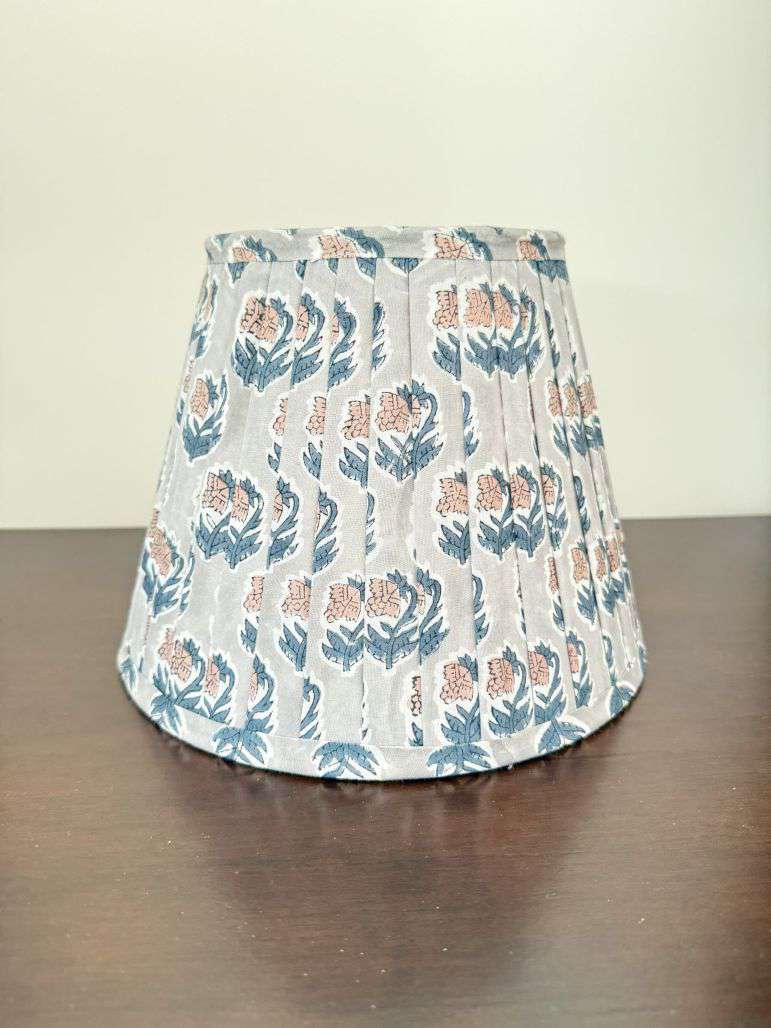Pleated Lampshade | Grey