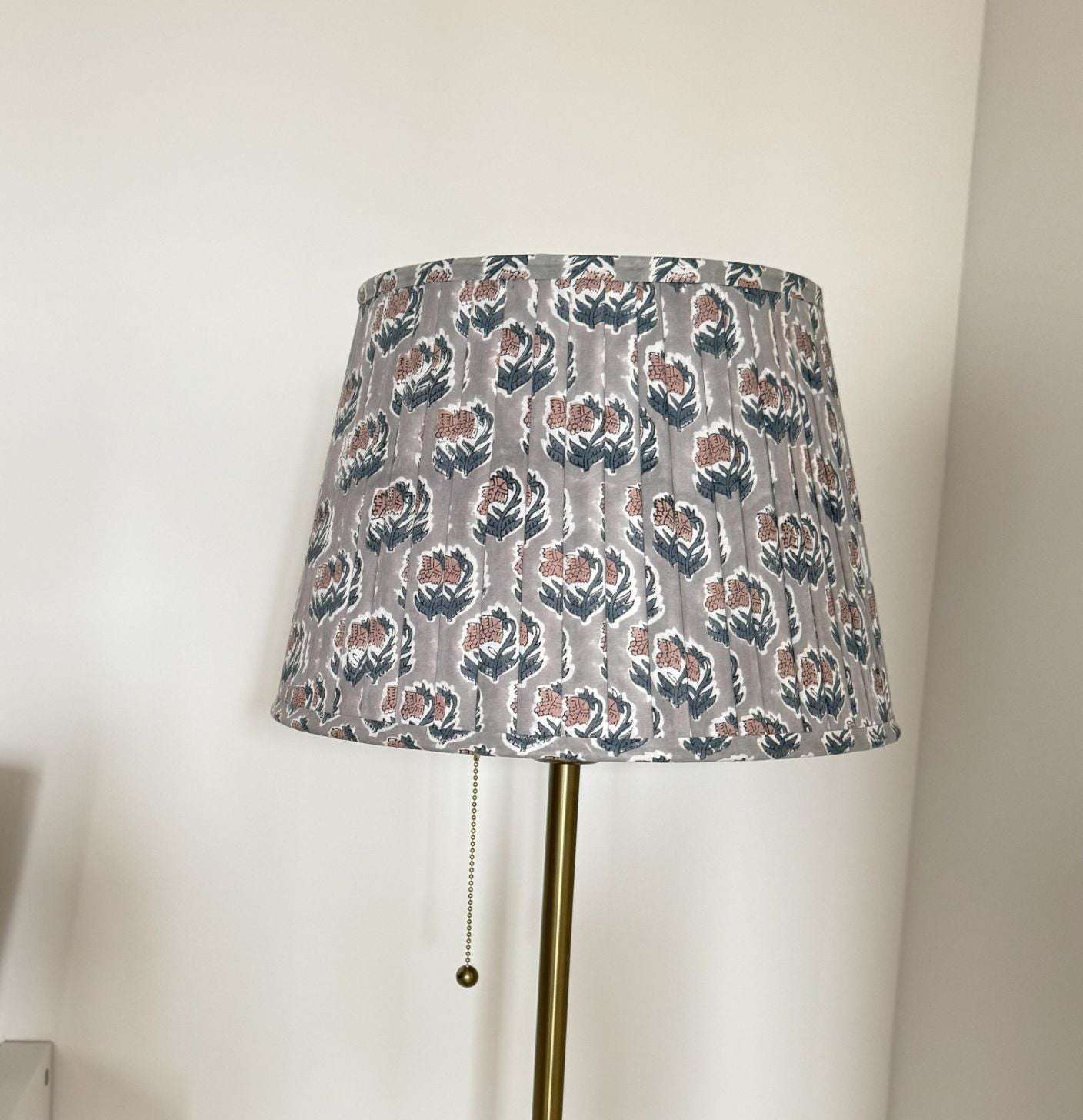 Pleated Lampshade | Grey