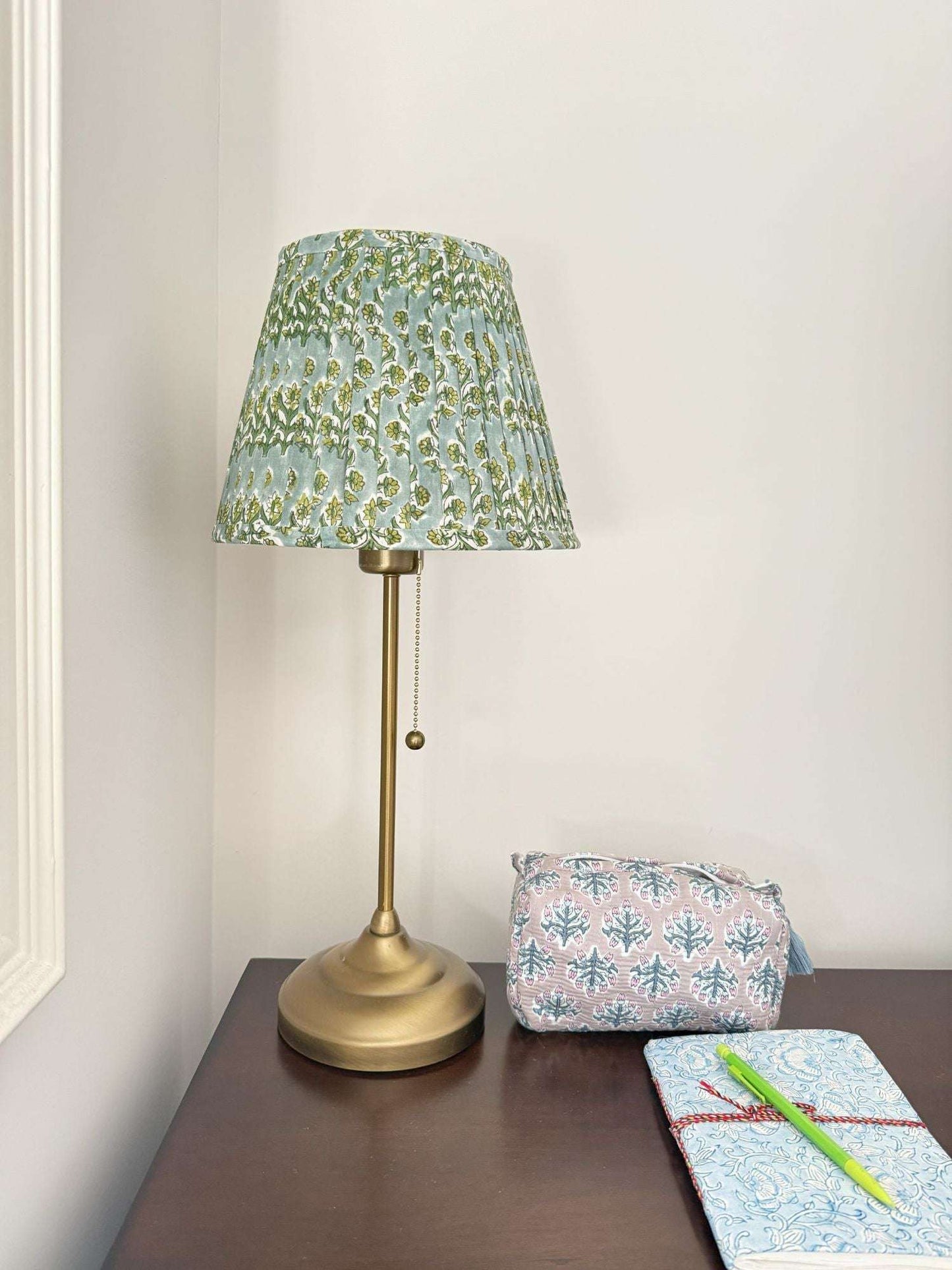 Pleated Lampshade | Mint