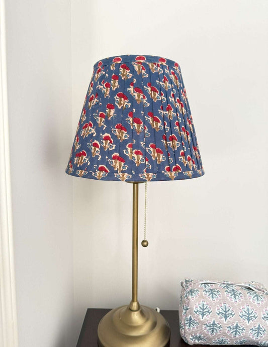 Pleated Lampshade | Royal Blue