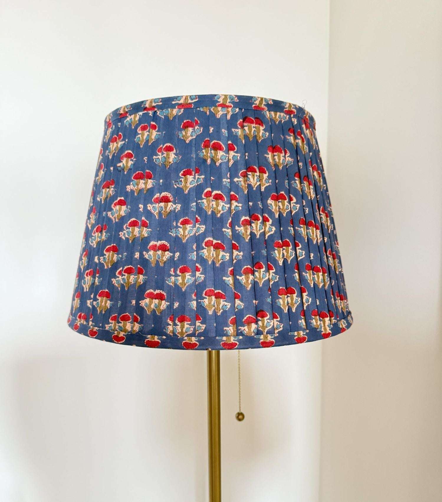 Pleated Lampshade | Royal Blue