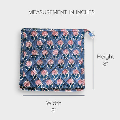 Pot Coasters | Grey Floral