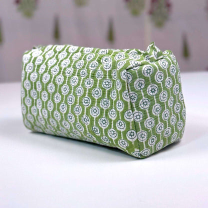 Pouch | Green Star Print