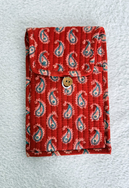 Mobile Bag | Red Floral