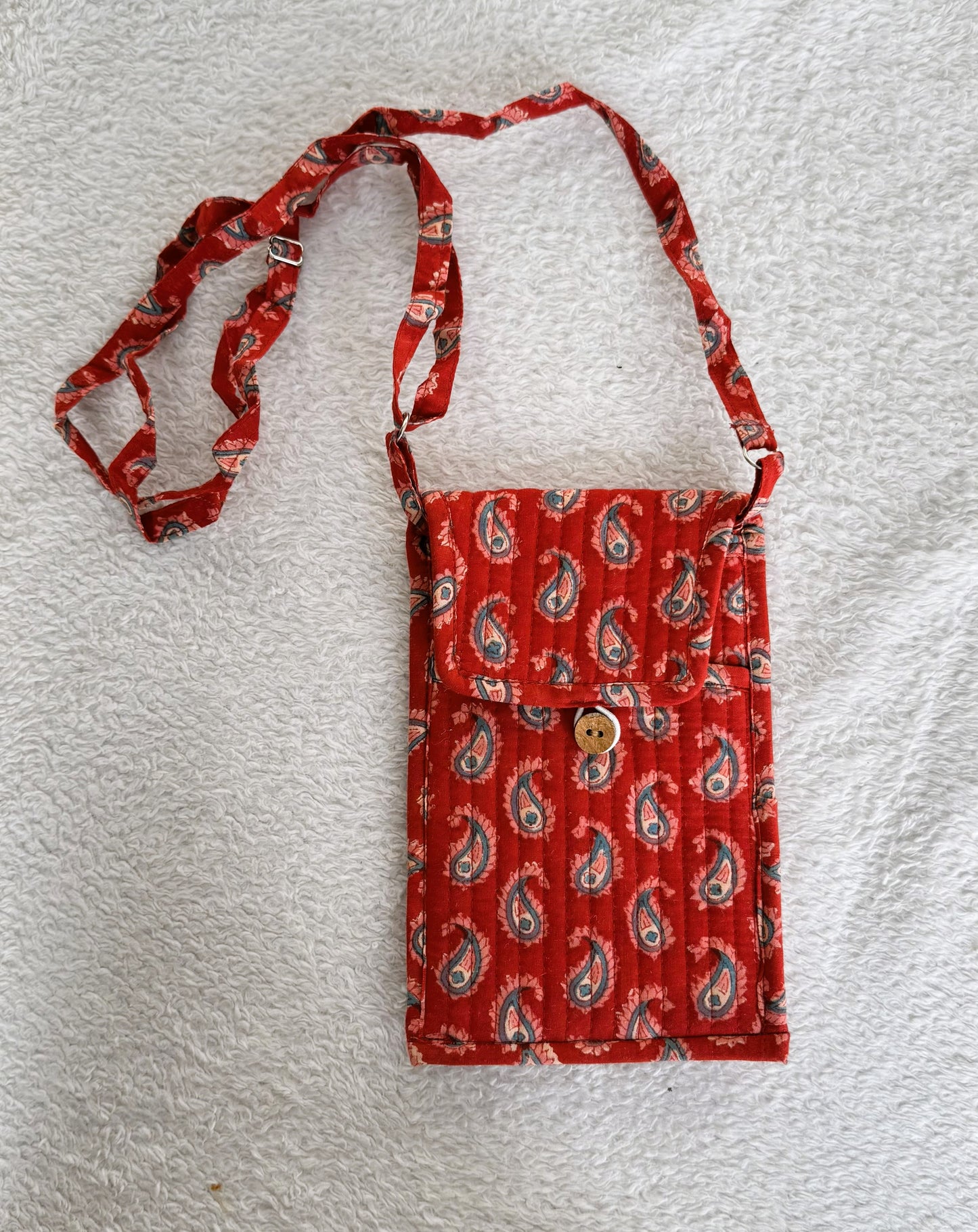 Mobile Bag | Red Floral