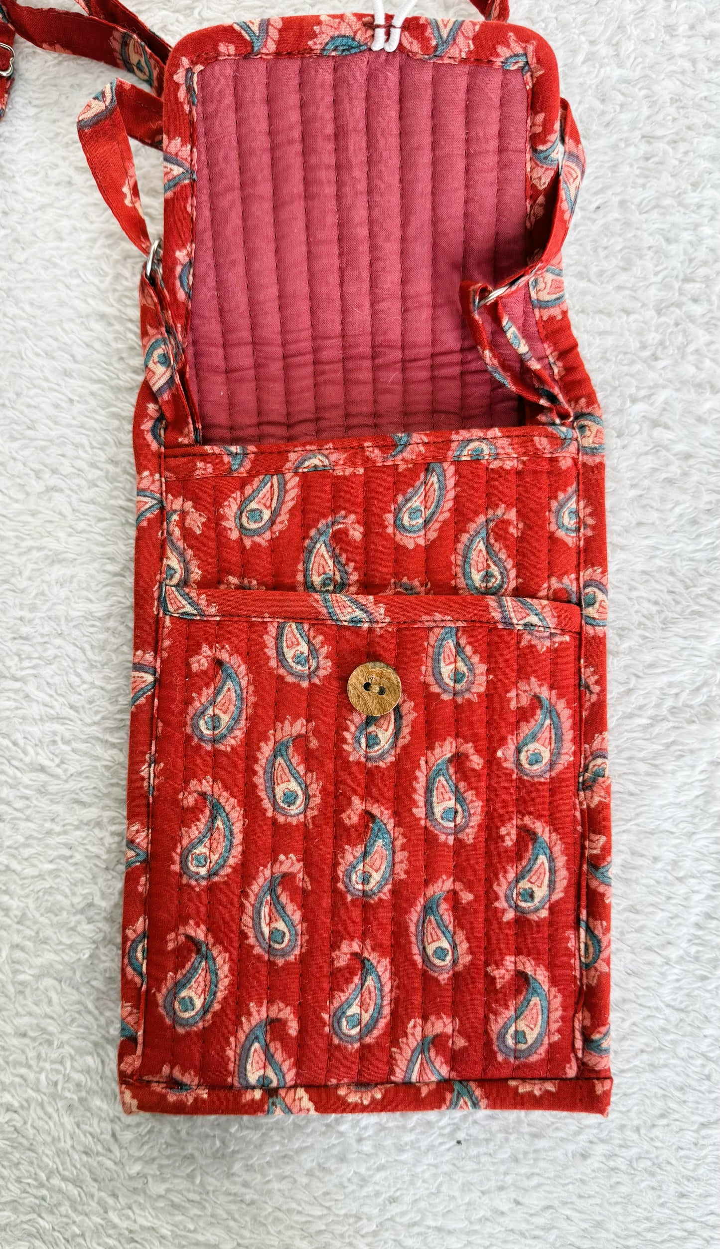 Mobile Bag | Red Floral