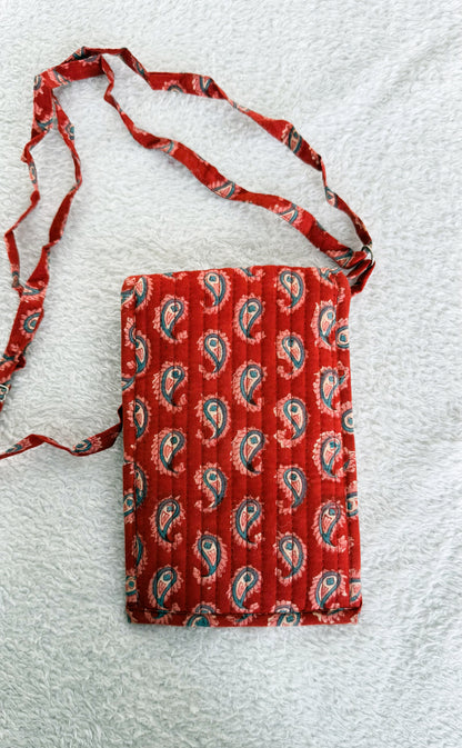 Mobile Bag | Red Floral