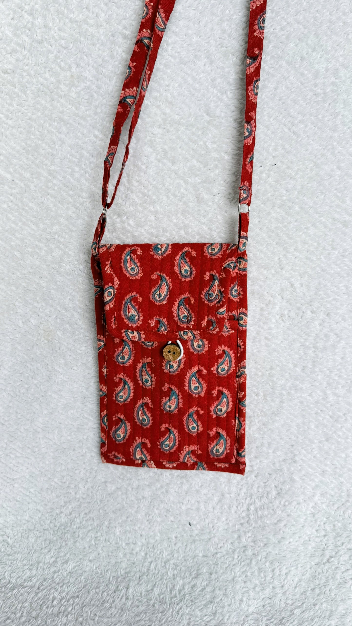 Mobile Bag | Red Floral