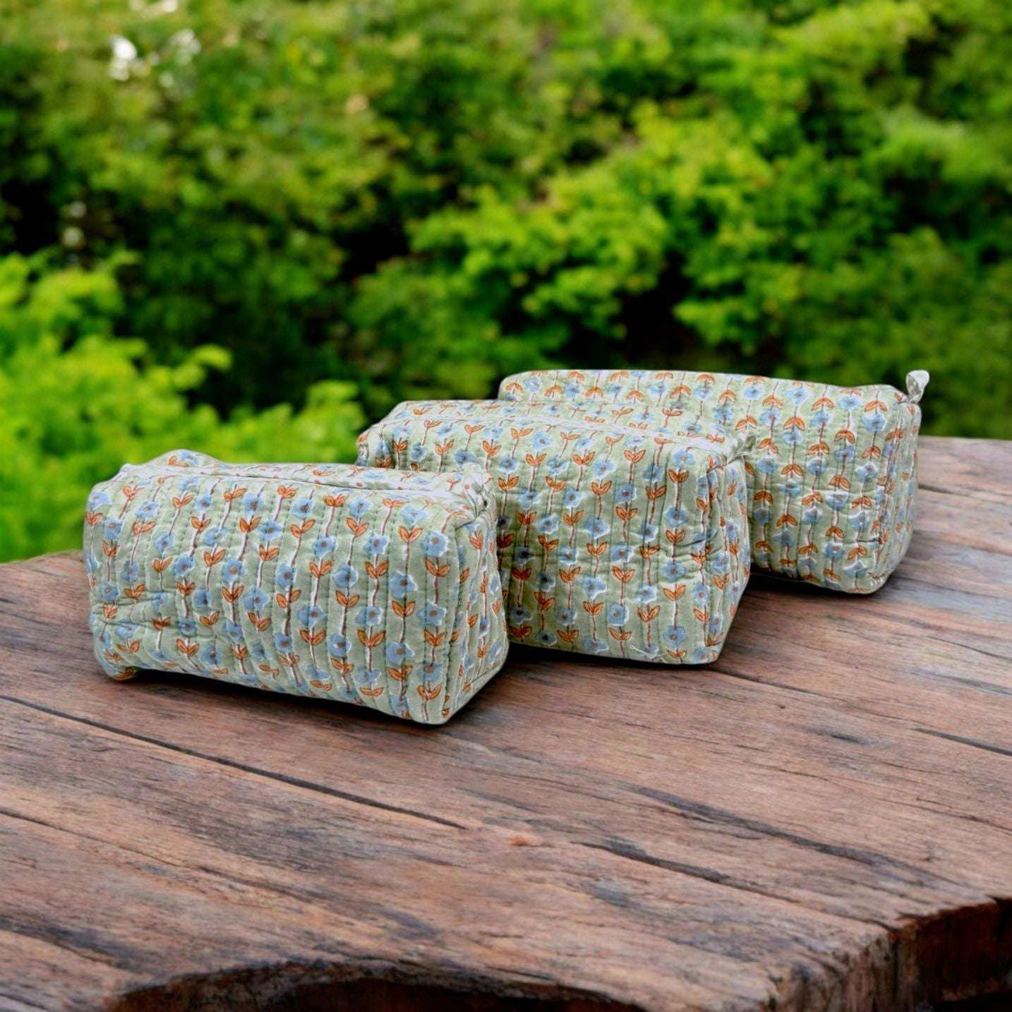 Set of 3 Pouches | Mint