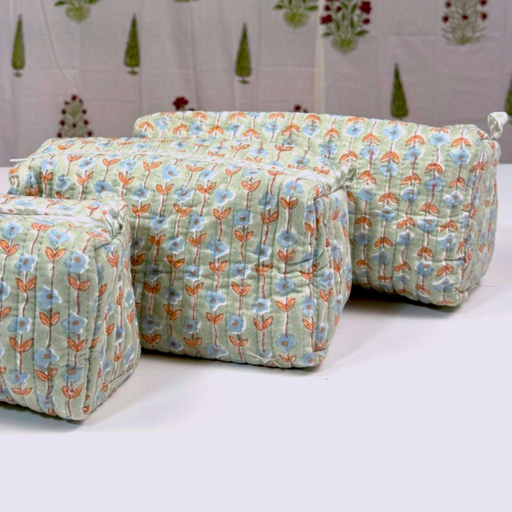 Set of 3 Pouches | Mint