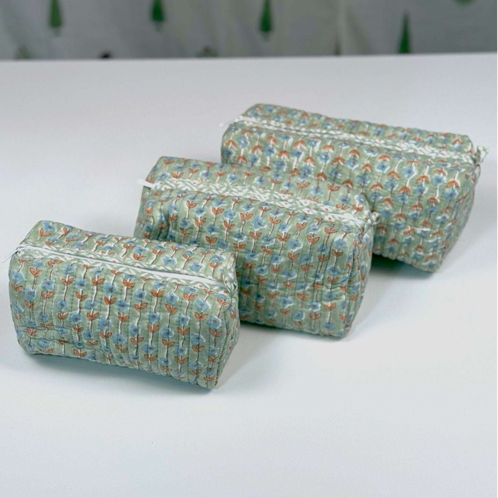 Set of 3 Pouches | Mint