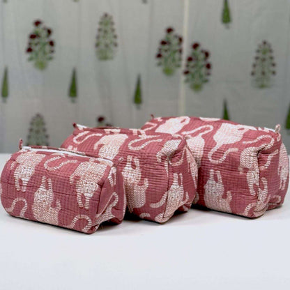 Set of 3 Pouches | Tiger