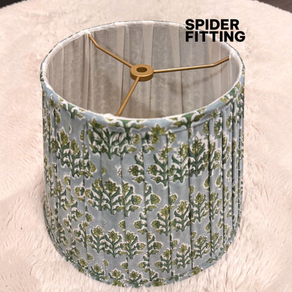 Pleated Lampshade | Mustard Floral