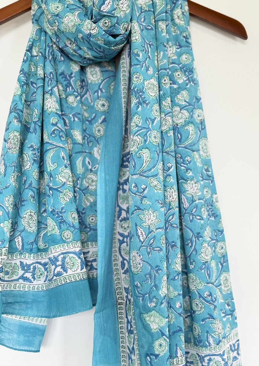 Pareo | Teal Bloom