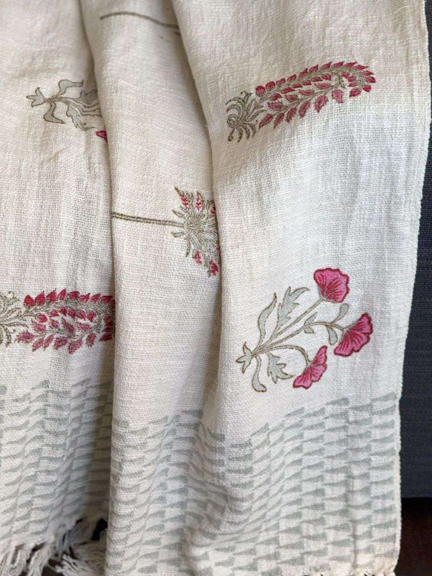 Throw | Pink Paisley