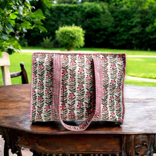 Totebag | Floral Stripe
