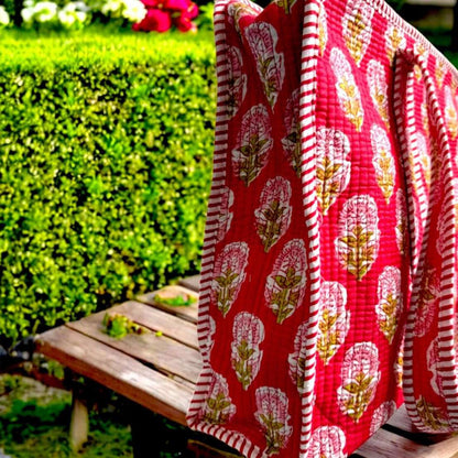 Totebag | Red Floral