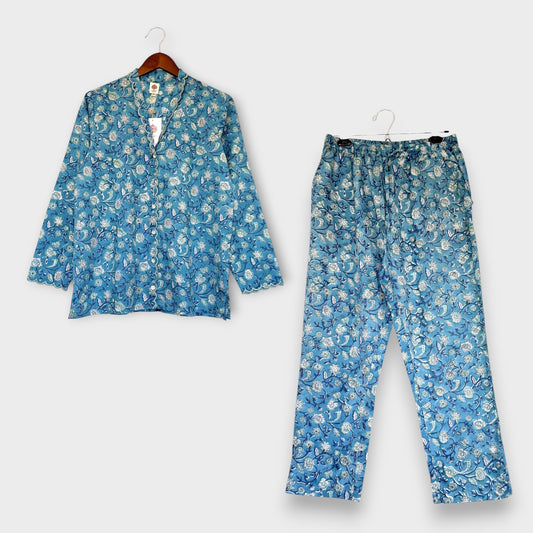 PJ Set | Turquoise Floral