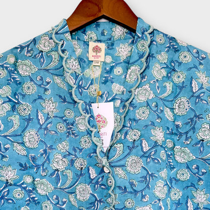 PJ Set | Turquoise Floral